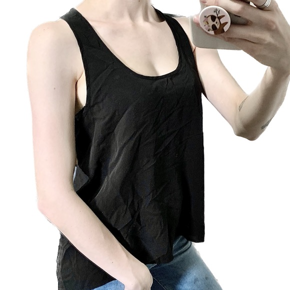 Frenchi Tops - Frenchi High Low Style Tank Top